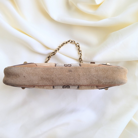 🍯GUCCI SUEDE CHAIN POCHETTE🍯 - Picture 7 of 12